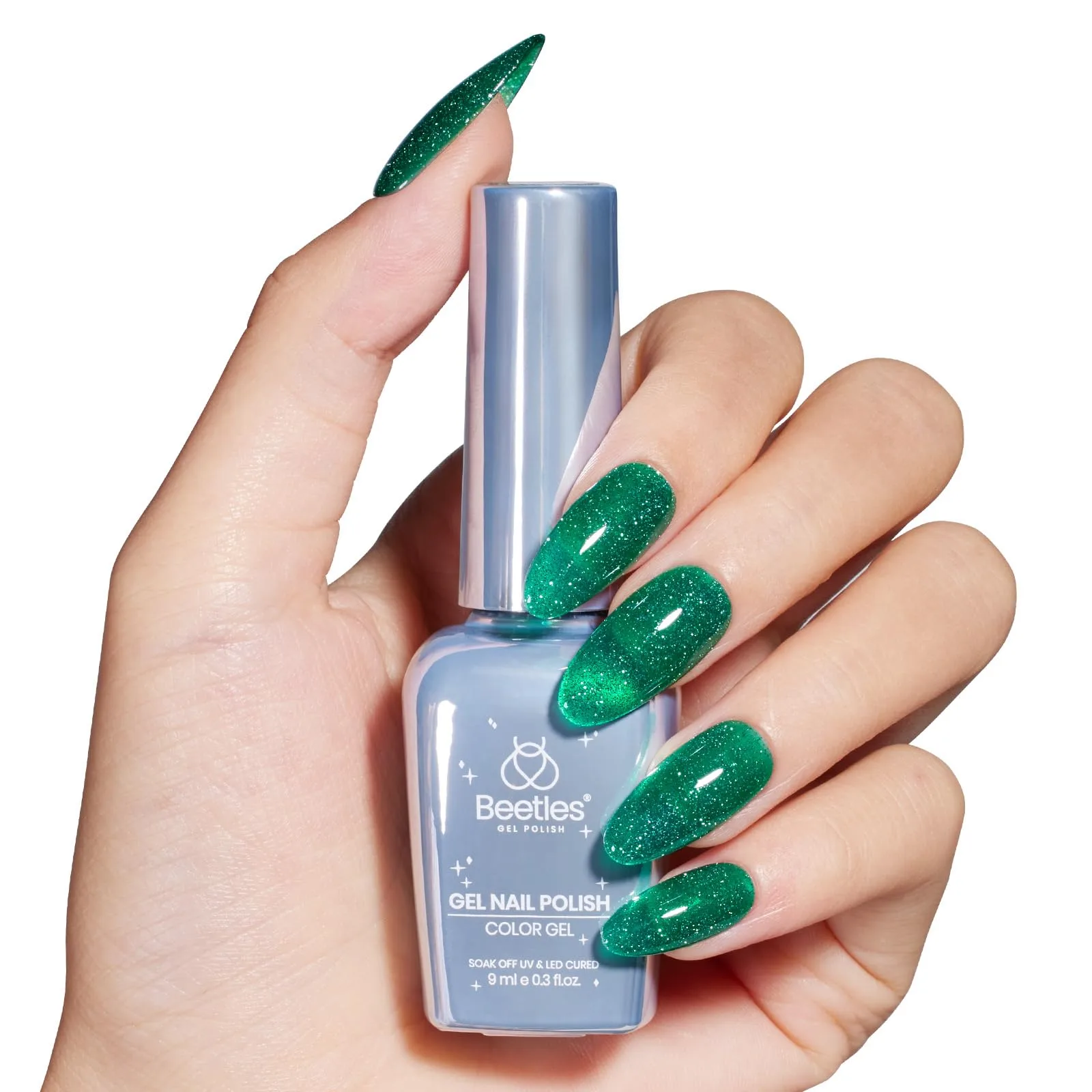 Beetles Pure Bright Gel Nail Polish Red | Long-Lasting Salon Finish - main product image