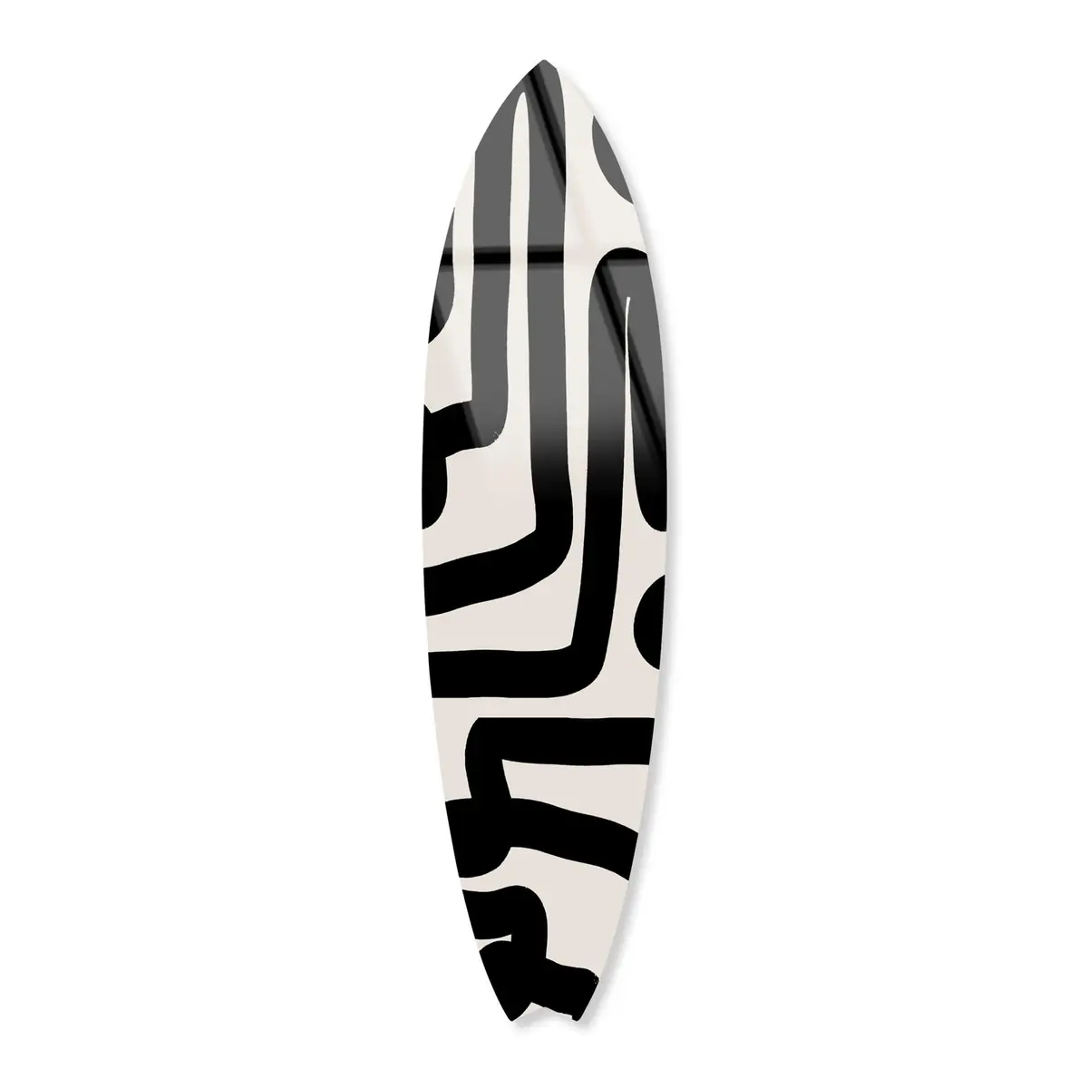 NotoriArt Surfboard Acrylic Wall Art 15" x 60" | Coastal Modern High-Gloss Decor - main product image