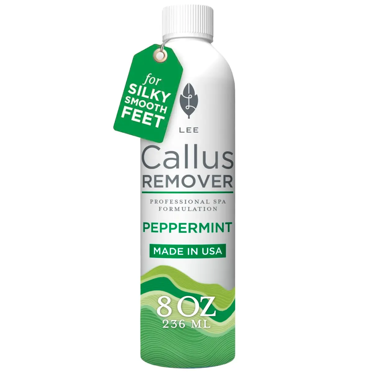Lee Beauty Professional Peppermint Gel Callus Remover 237ml (8 Fl Oz) | Fast-Acting Formula for Cracked Heels & Dead Skin - main product image