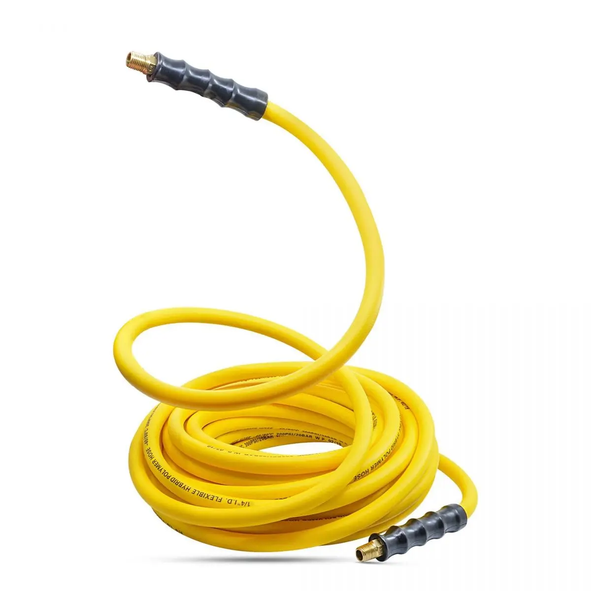 AVAGARD Hybrid Air Hose 1/4" x 25' | Ultra-Light, Kink-Resistant, 300 PSI, Brass Fittings - view 2