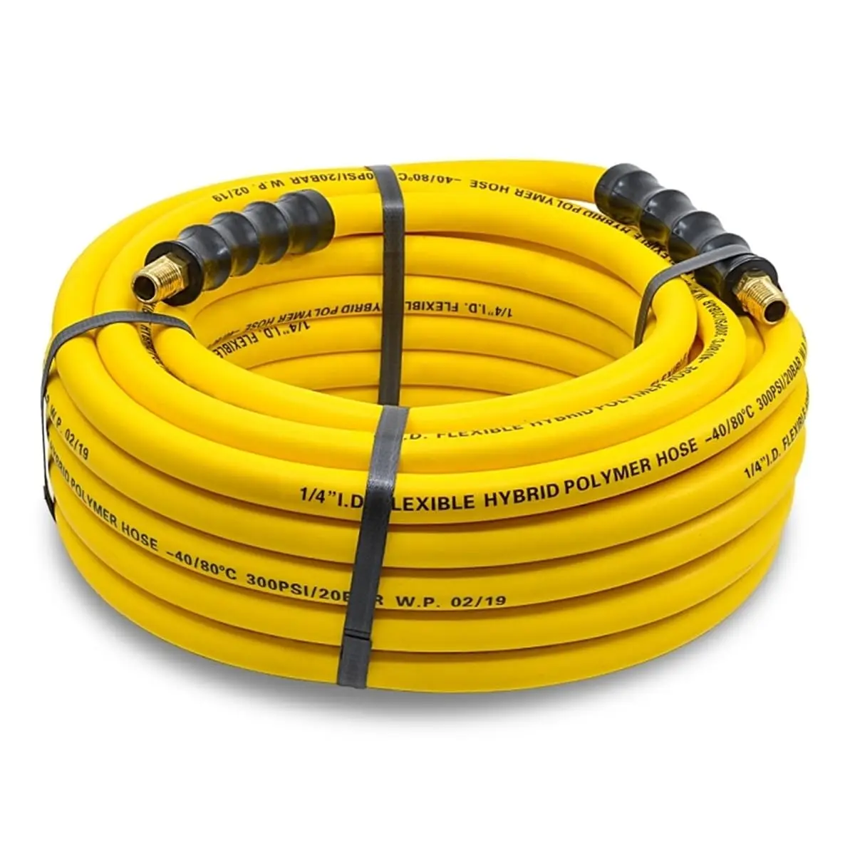 AVAGARD Hybrid Air Hose 1/4' x 100' | Ultra-Light, Kink-Resistant, 300 PSI, Brass Fittings - view 3