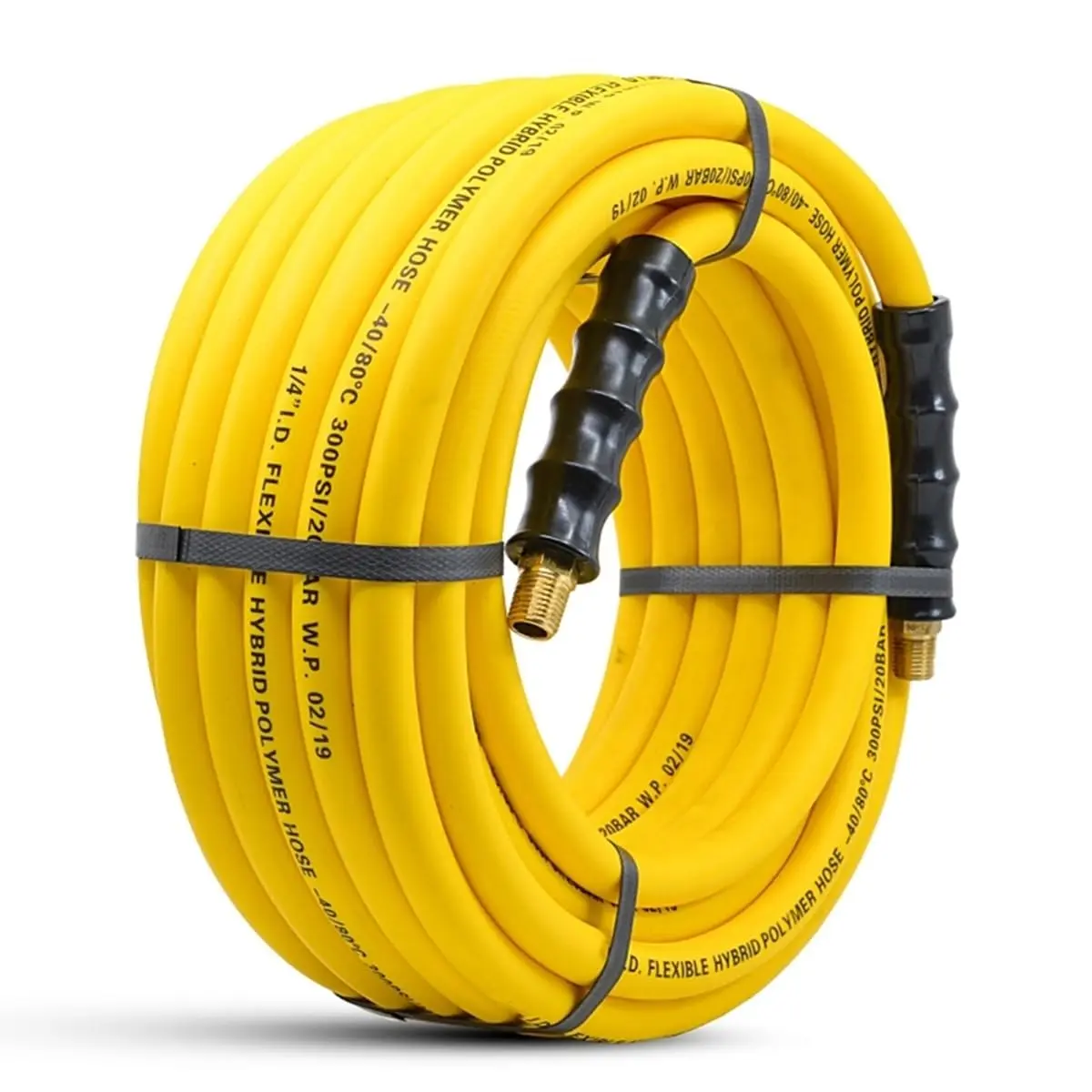 AVAGARD Hybrid Air Hose 1/4' x 100' | Ultra-Light, Kink-Resistant, 300 PSI, Brass Fittings - view 4
