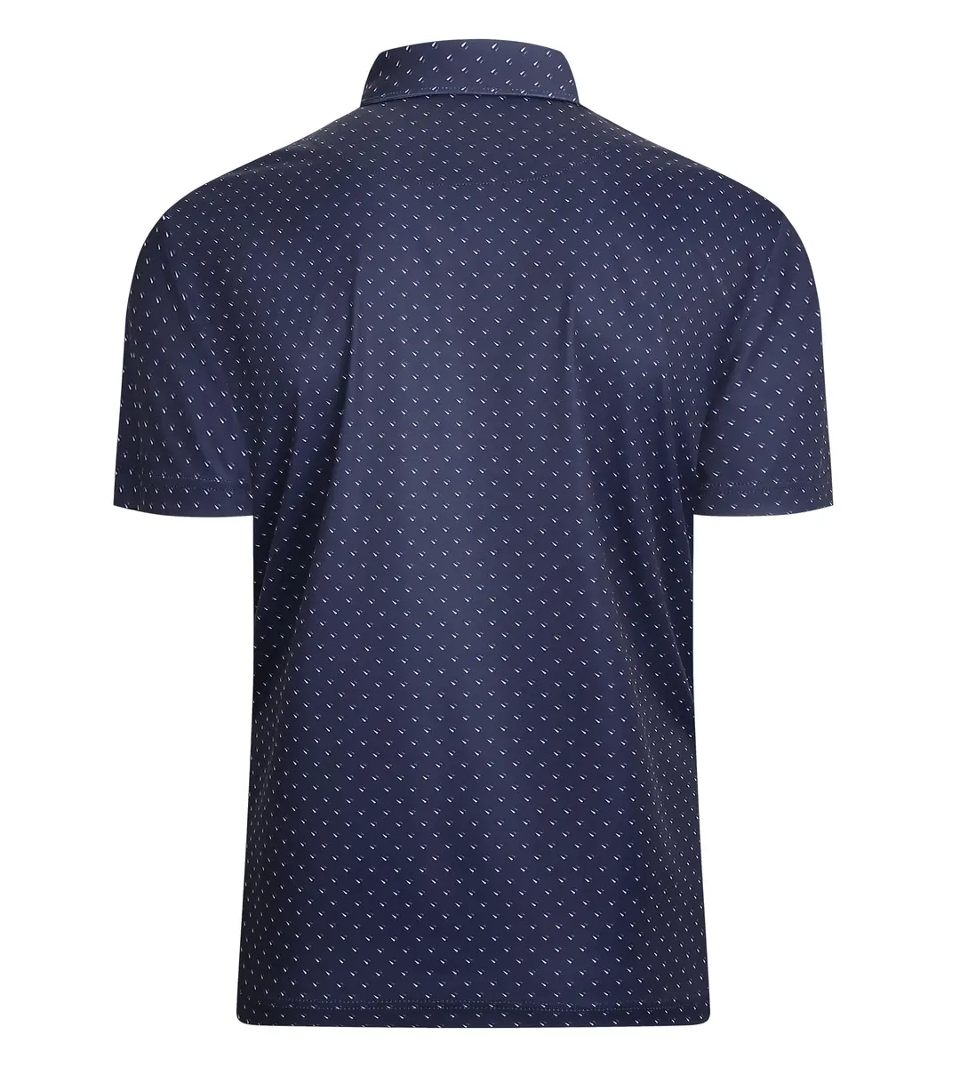Alex Vando Mens Golf Shirt Moisture Wicking Classic Print, Navy Sail, XXL | Breathable, Flex & Style - view 3