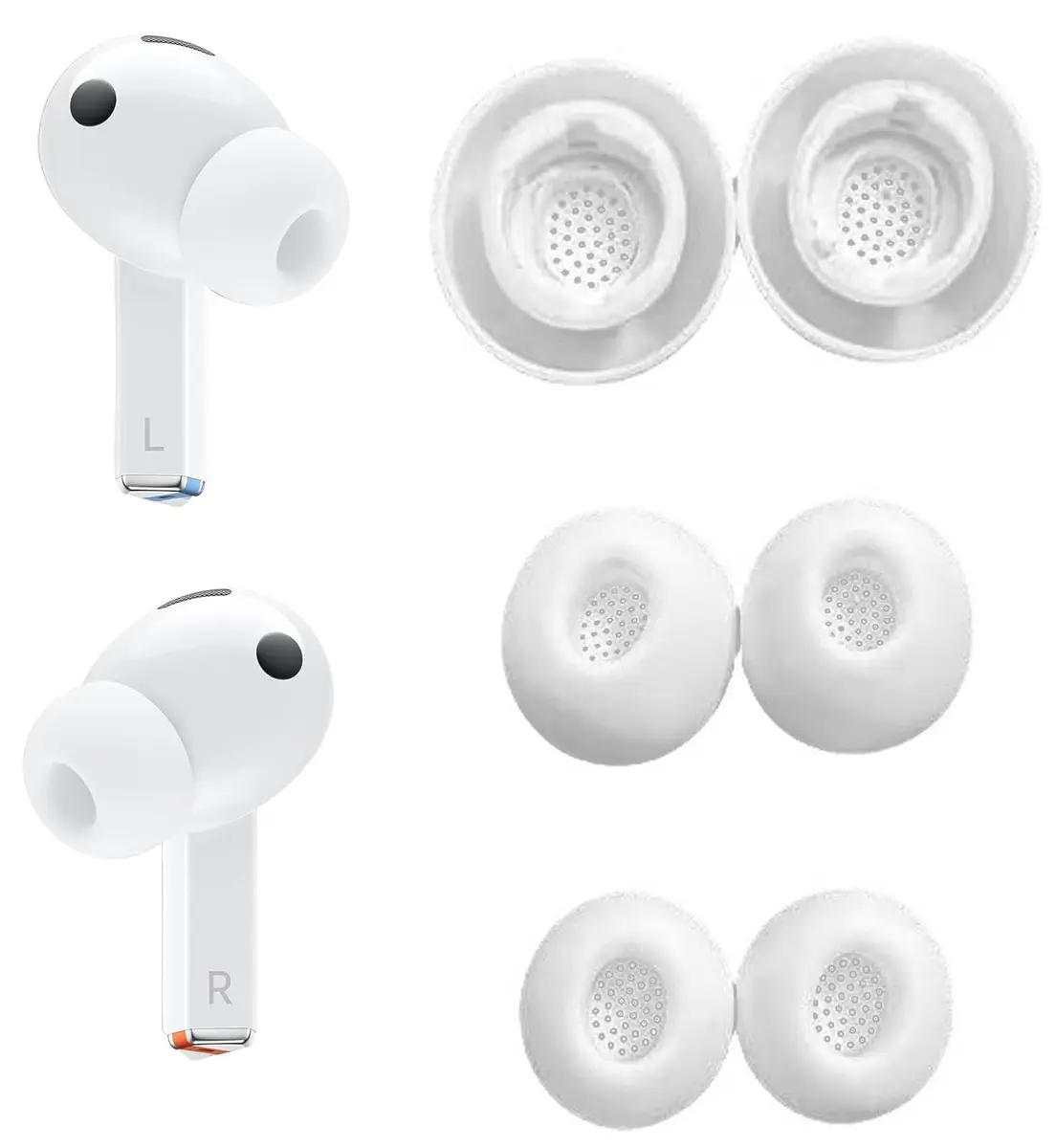BLLQ Replacement Earbuds Tips for Galaxy Buds3 Pro | Silicone Ear Tips 3 Sizes - main product image
