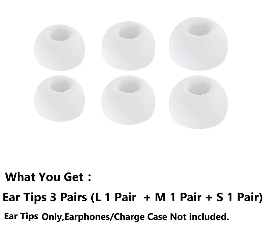 BLLQ Replacement Earbuds Tips for Galaxy Buds3 Pro | Silicone Ear Tips 3 Sizes - view 4