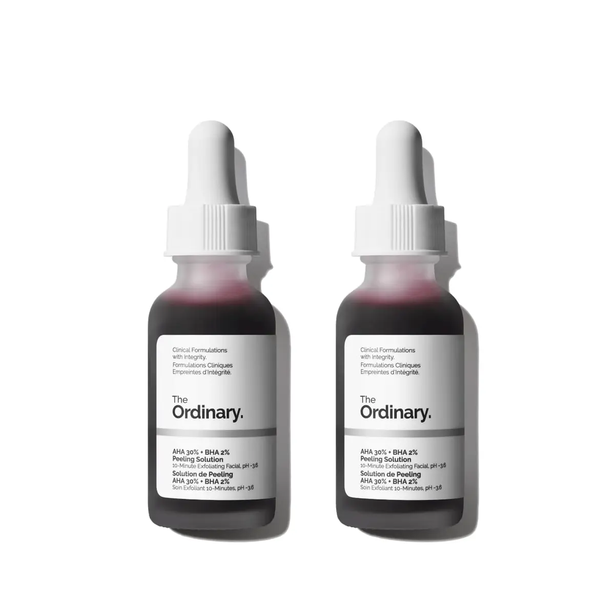 The Ordinary AHA 30% + BHA 2% Peeling Solution for Brighter Skin, 1 Fl Oz (Pack of 2) - main product image