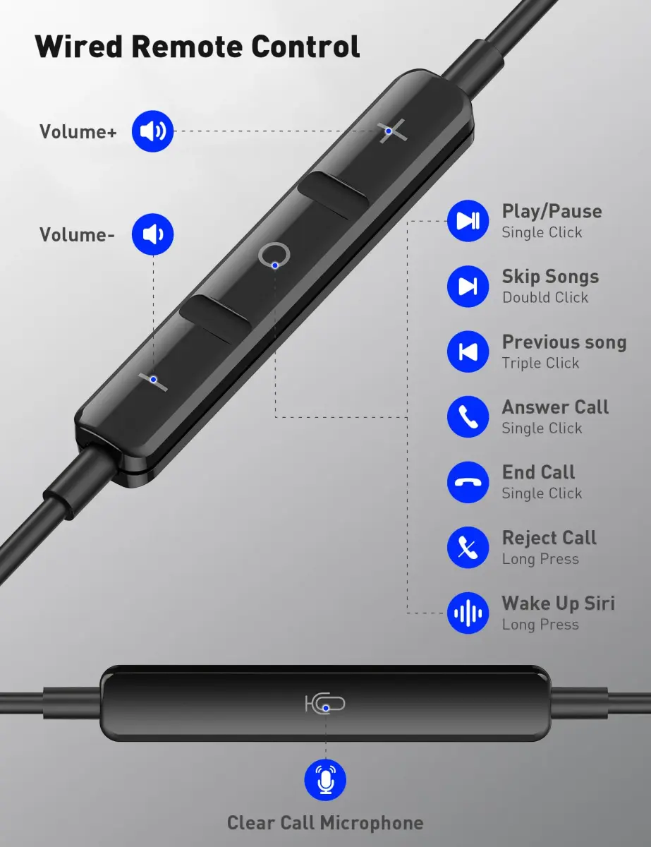 iMangoo MFi-Certified Wired Earbuds for Lightning Headphones with Magnetic Case | HiFi Stereo Sound - view 7