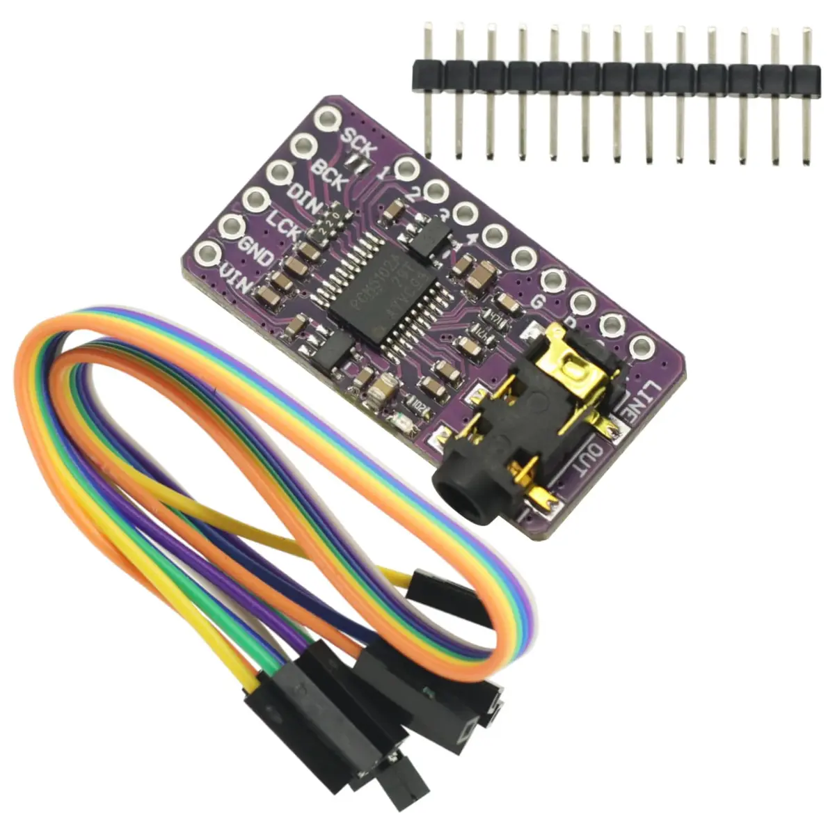 GODIYMODULES 2Pcs PCM5102A I2S DAC Decoder Board for Raspberry Pi & Arduino | High-Quality Digital to Analog Converter - view 3