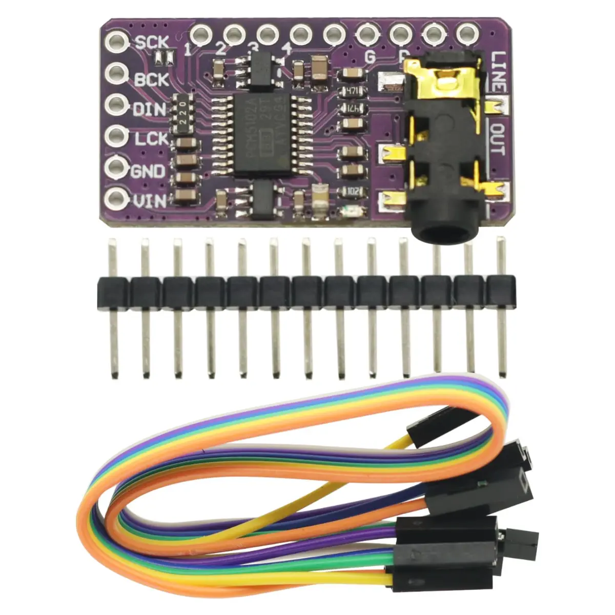 GODIYMODULES 2Pcs PCM5102A I2S DAC Decoder Board for Raspberry Pi & Arduino | High-Quality Digital to Analog Converter - view 4