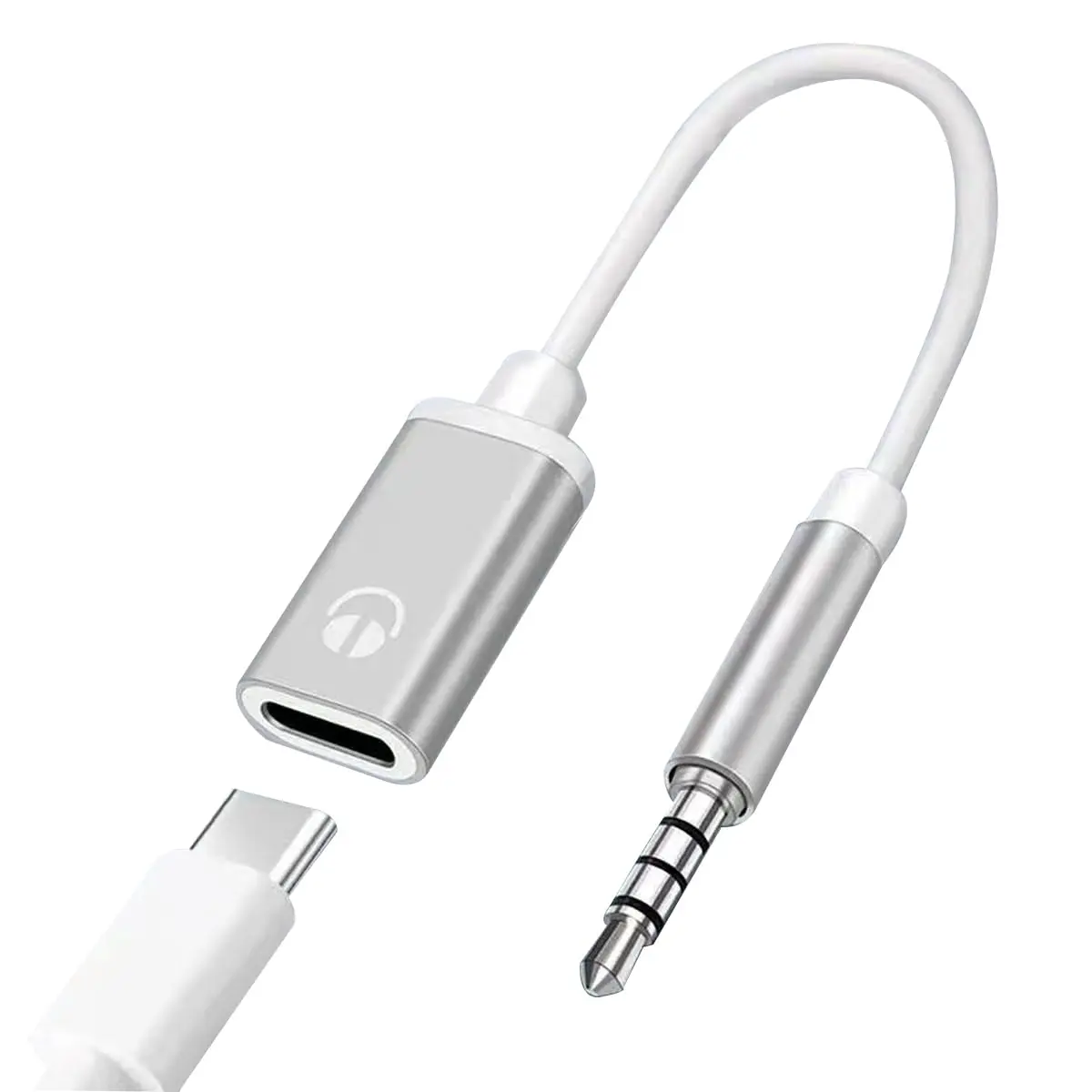 OONAISE Headphone Jack Adapter, 3.5mm Male to Type-C Female | Seamless Audio Bridge, Compact & Durable - main product image