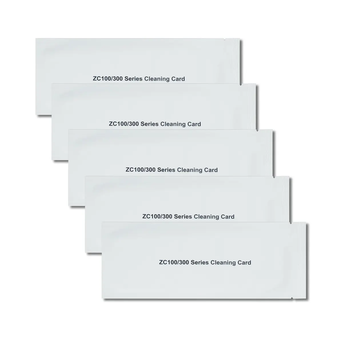 EXCEMO ZC100 ZC300 Cleaning Card for Zebra ZC100 ZC150 ZC300 ZC350 ID Card Printer, 5Pcs Single-use (105999-311) | Easy Maintenance - main product image