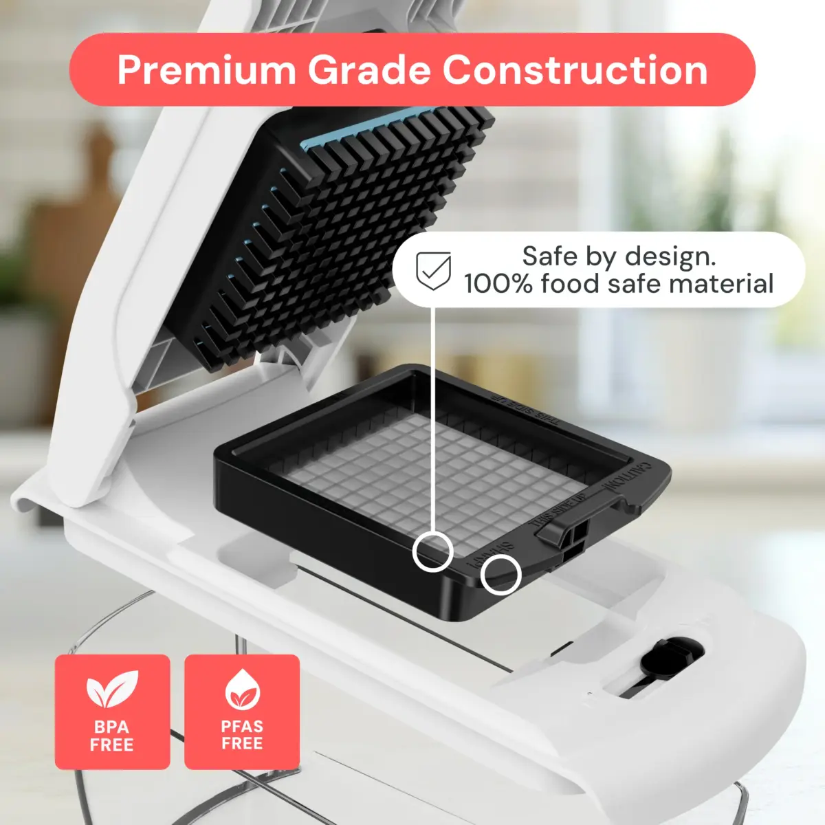 Fullstar Pro Original Vegetable Chopper & Mandoline Slicer Kitchen Gadget with 12 Blades | 1.35 kg (2.98 lb) | All-in-1 Meal Prep Tool - view 5