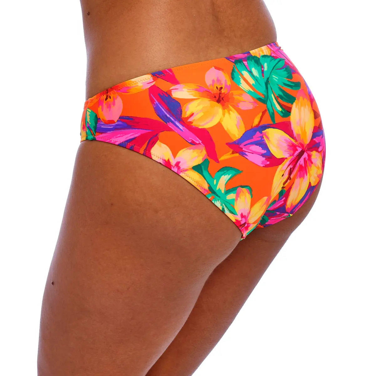 Freya Sun Haze Bikini Bottom | Flattering Hip-Hugging Cut in Mandarain Nylon Blend - view 2