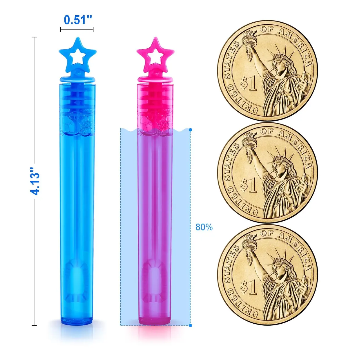 SpringFlower Bubble Wands 500 pcs | Bright Colors & Safe for Kids (70-120 chars) - view 2