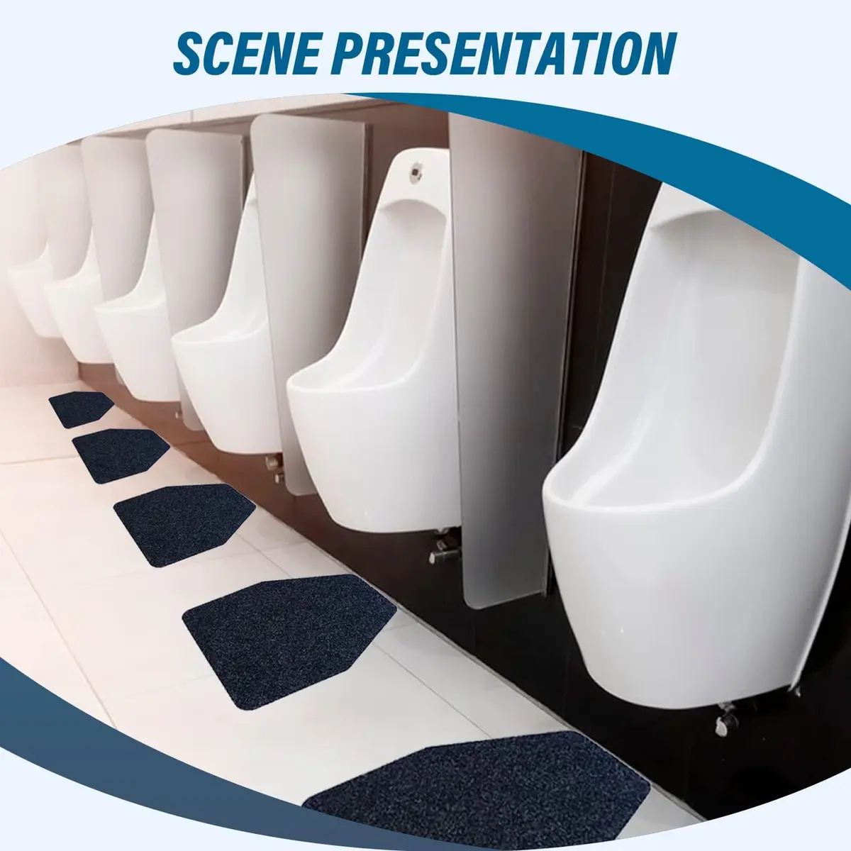 Adevar 24Pcs Urinal Mats 43.2cm x 50.8cm | Non-Slip Splash Protection - view 7
