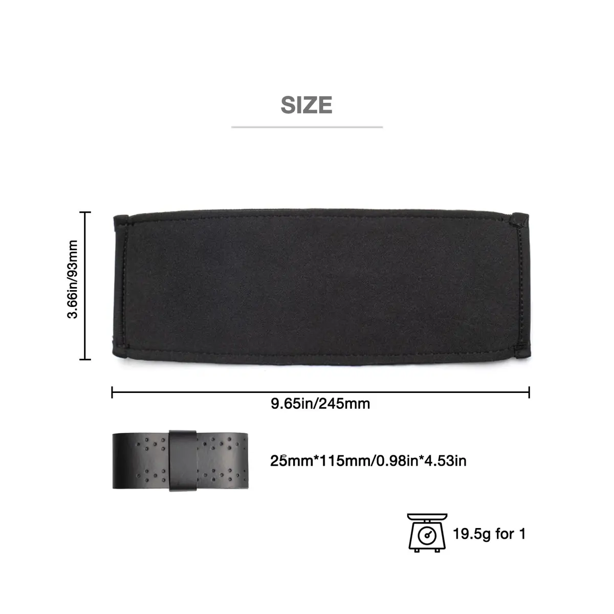 Voarmaks INZONE H9 H7 Headband Cover Compatible with Sony INZONE H3,H5,H7,H9 Gaming Headsets-Headband Tape Protection, Replacement Headband Cushion, Multiple Color Options | Durable Neoprene Fit - view 8