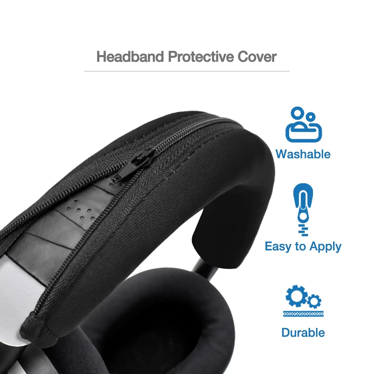 Voarmaks INZONE H9 H7 Headband Cover Compatible with Sony INZONE H3,H5,H7,H9 Gaming Headsets-Headband Tape Protection, Replacement Headband Cushion, Multiple Color Options | Durable Neoprene Fit - view 3