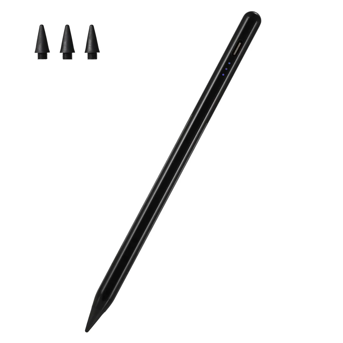 Waiktyne Active Stylus Pen for iPad 11th-6th Gen, iPad Pro M4/M2/M3, Air M3/M2, Mini 7th/6th/5th Gen - Black - main product image