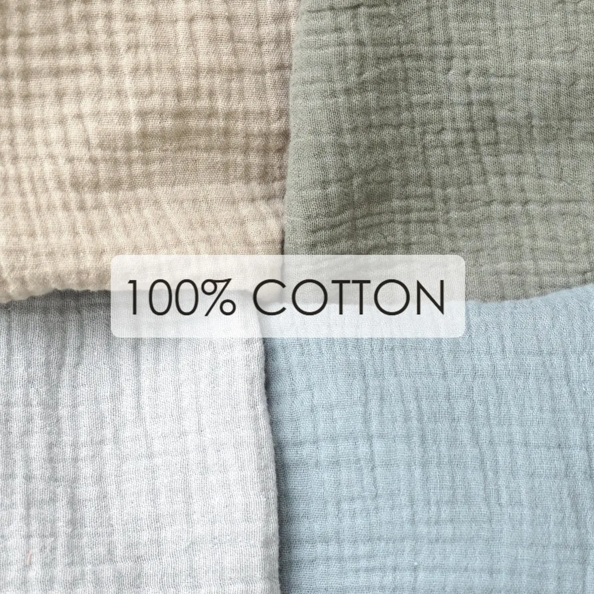 MairMore 100% Muslin Cotton Nursing Cover Misty Green 71cm (28in) x 112cm (44in) | Breathable & Privacy for Indian Moms - view 2