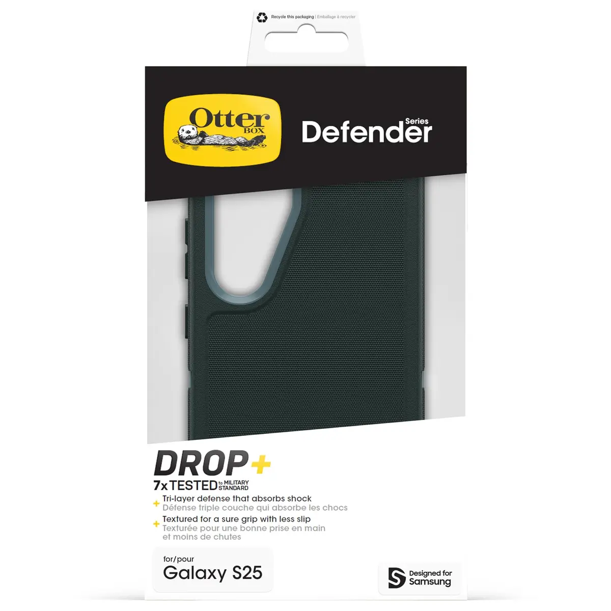 OtterBox Defender Series Case for Samsung Galaxy S25 & S24 | Sagebrush Green, 190g (0.42 lb) - view 5
