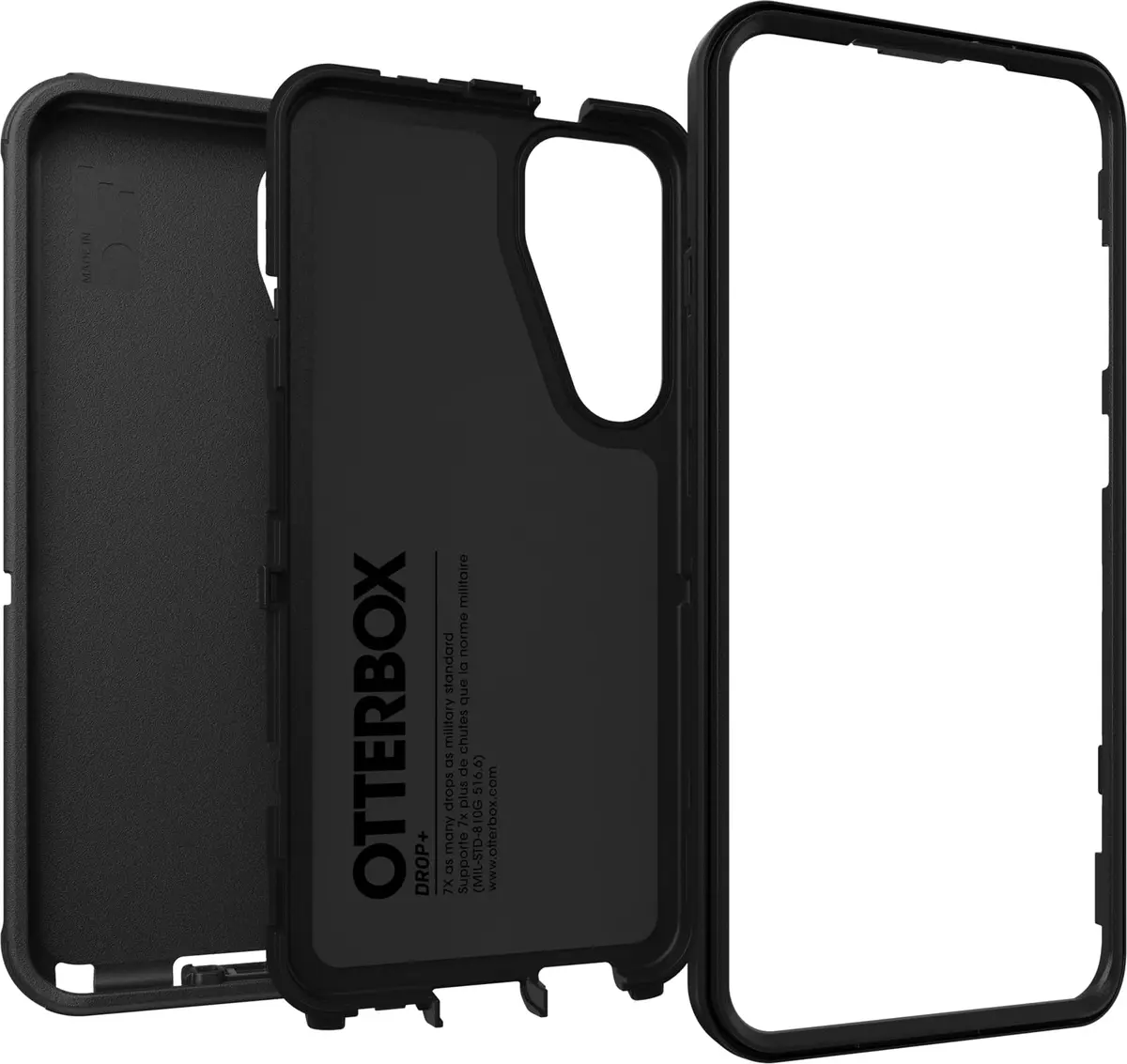 OtterBox Defender Series Case for Samsung Galaxy S25+ & S24+ | Black, 64.22 g (0.14 lbs) - view 4