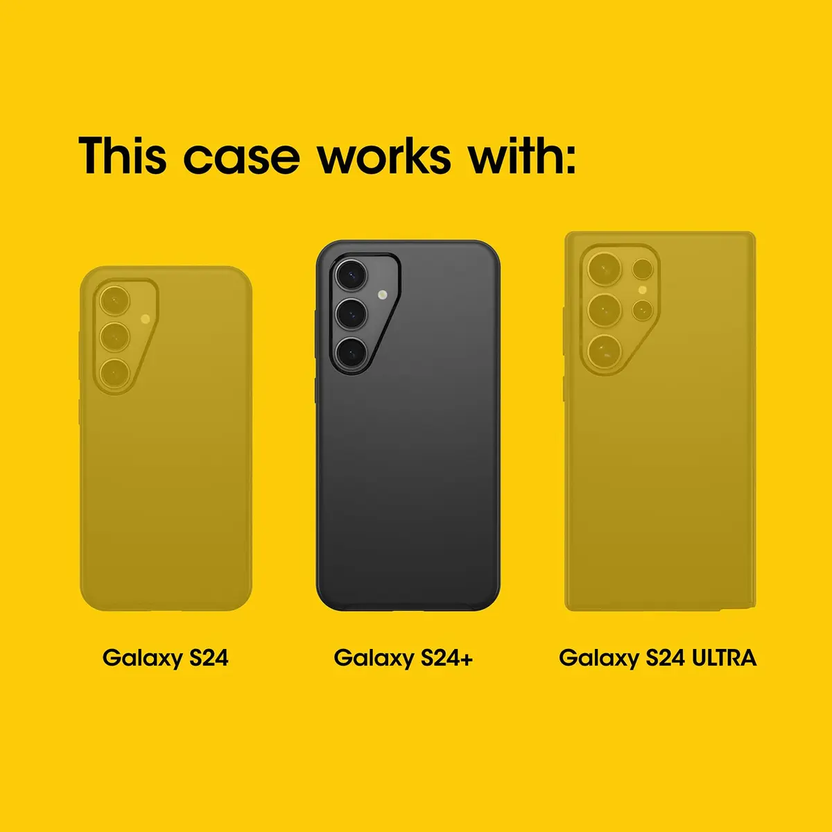 OtterBox Defender Series Case for Samsung Galaxy S25+ & S24+ | Black, 64.22 g (0.14 lbs) - view 2
