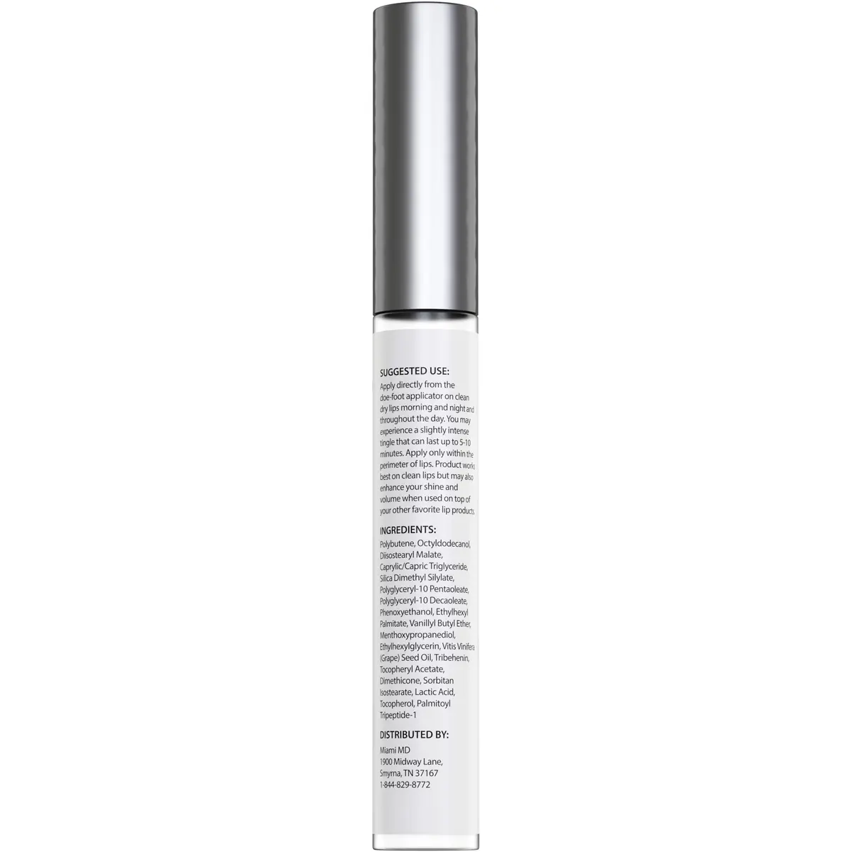 MiamiMD Lip Plumper (3ml) Lip Gloss for Women - Collagen & Vitamin E - Hydrating & Nourishing - 3 Pack - view 2