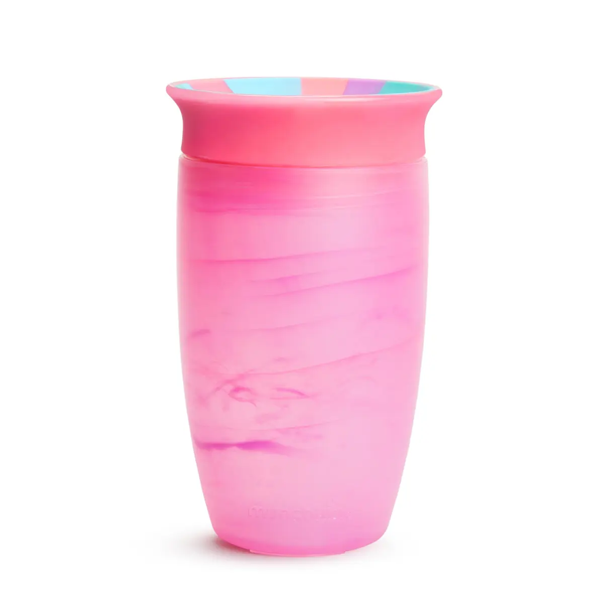 Munchkin Miracle 360 Tropical Swirl Sippy Cup 290ml (10 Ounce) 2-Pack | Dentist-Recommended Spoutless Design - main product image