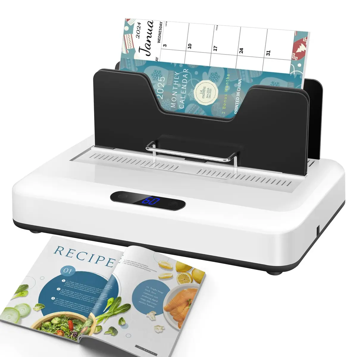 BEMPUS Thermal Binding Machine 500 Sheets | No Preheat Time, Digital Touch Panel, Air Cooling, 700W - main product image
