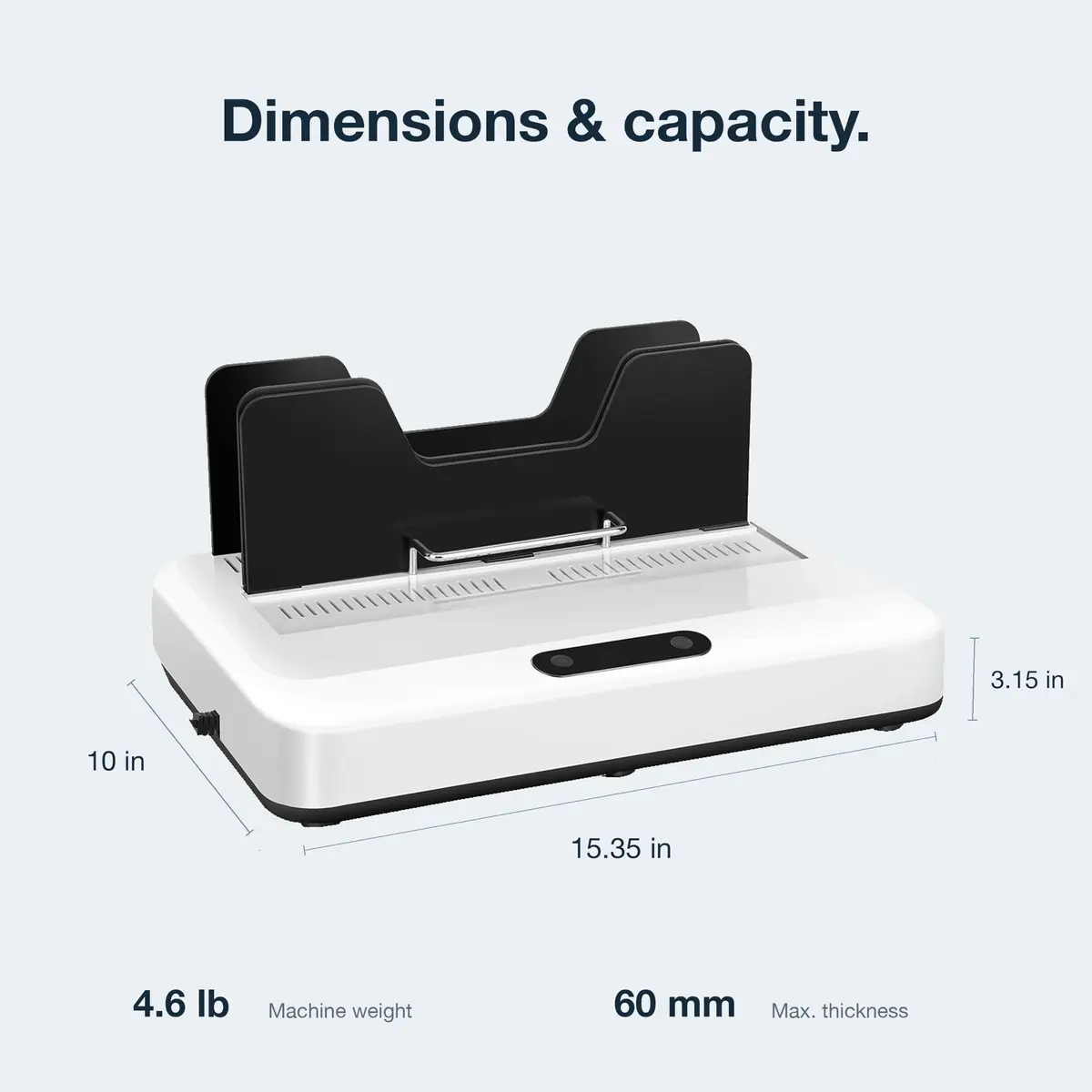 BEMPUS Thermal Binding Machine 500 Sheets | No Preheat Time, Digital Touch Panel, Air Cooling, 700W - view 5