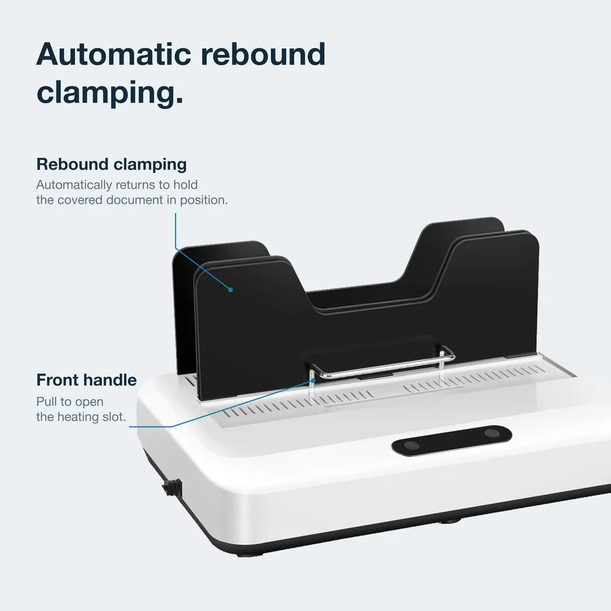 BEMPUS Thermal Binding Machine 500 Sheets | No Preheat Time, Digital Touch Panel, Air Cooling, 700W - view 6