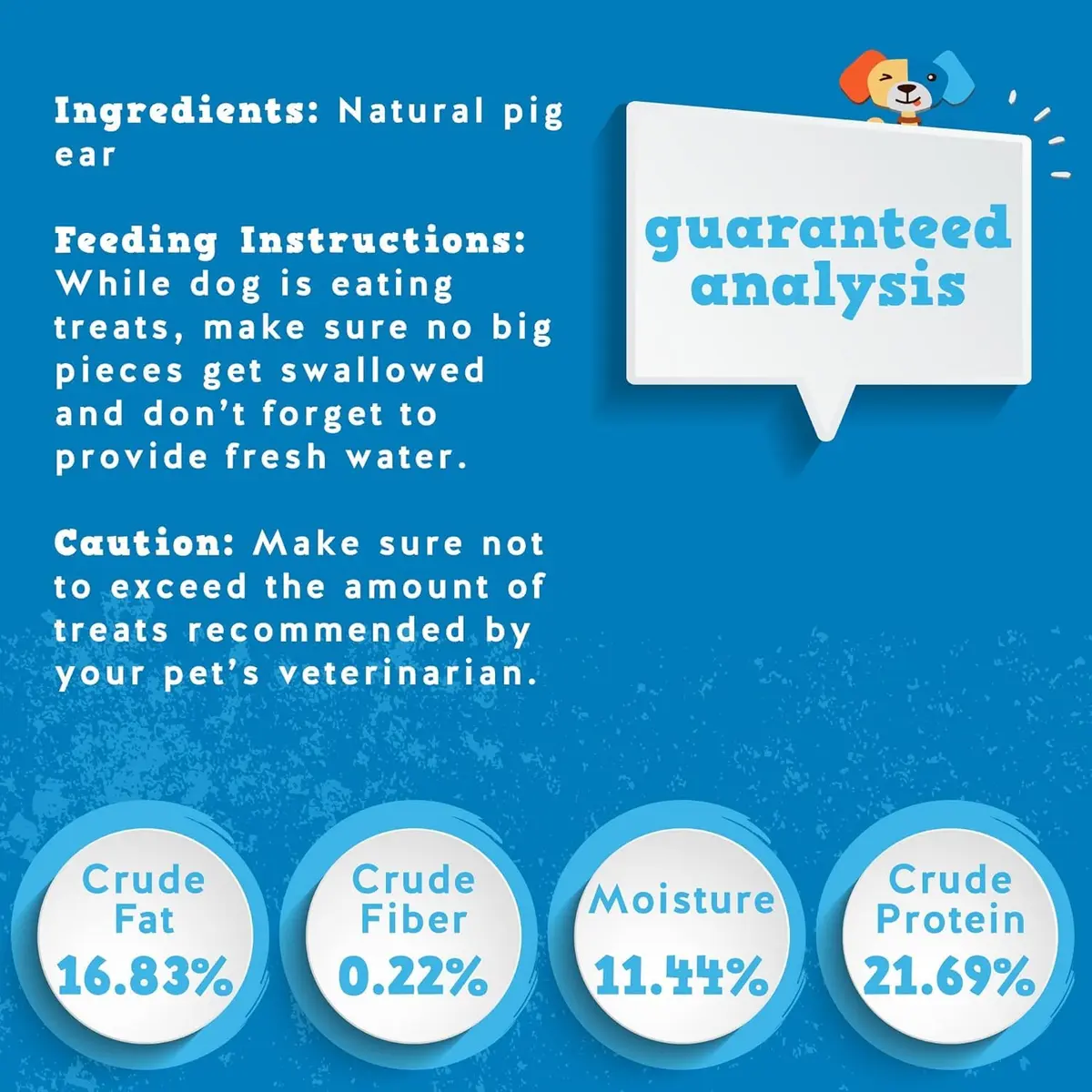 Jack&Pup Natural Half Pig Ears for Dogs 5 Pack | Premium, Fully Digestible, Odor-Free Dog Chew Treats (7 Inches) - view 5