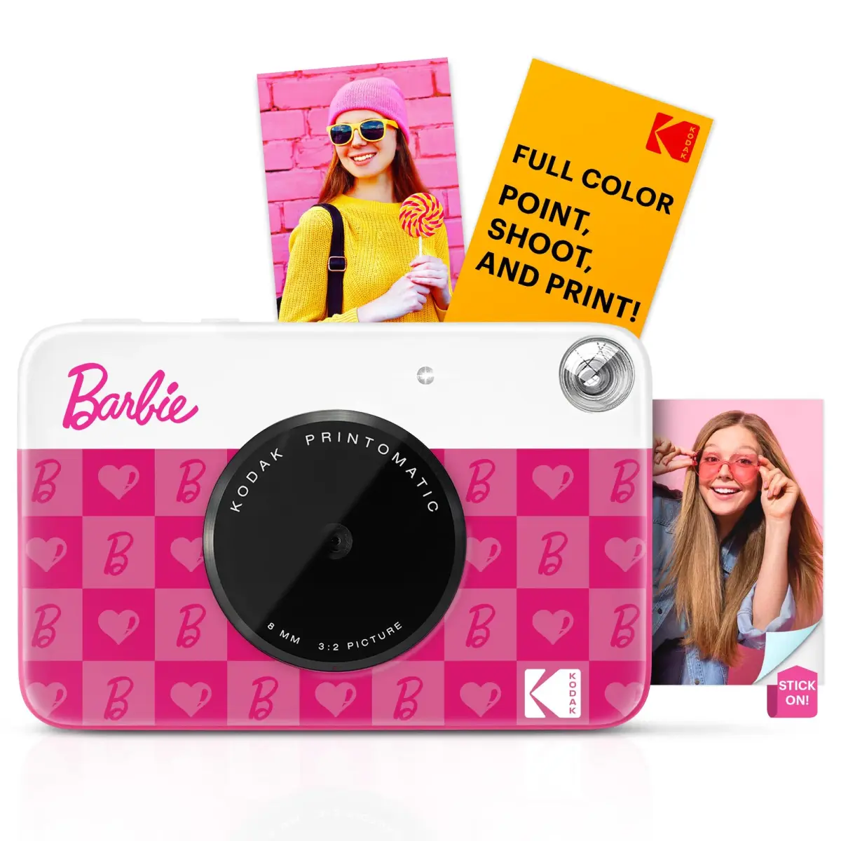 Kodak Barbie Printomatic Instant Camera Starter Bundle (Iconic Style) 5MP | 2x3" Zink Prints - view 2