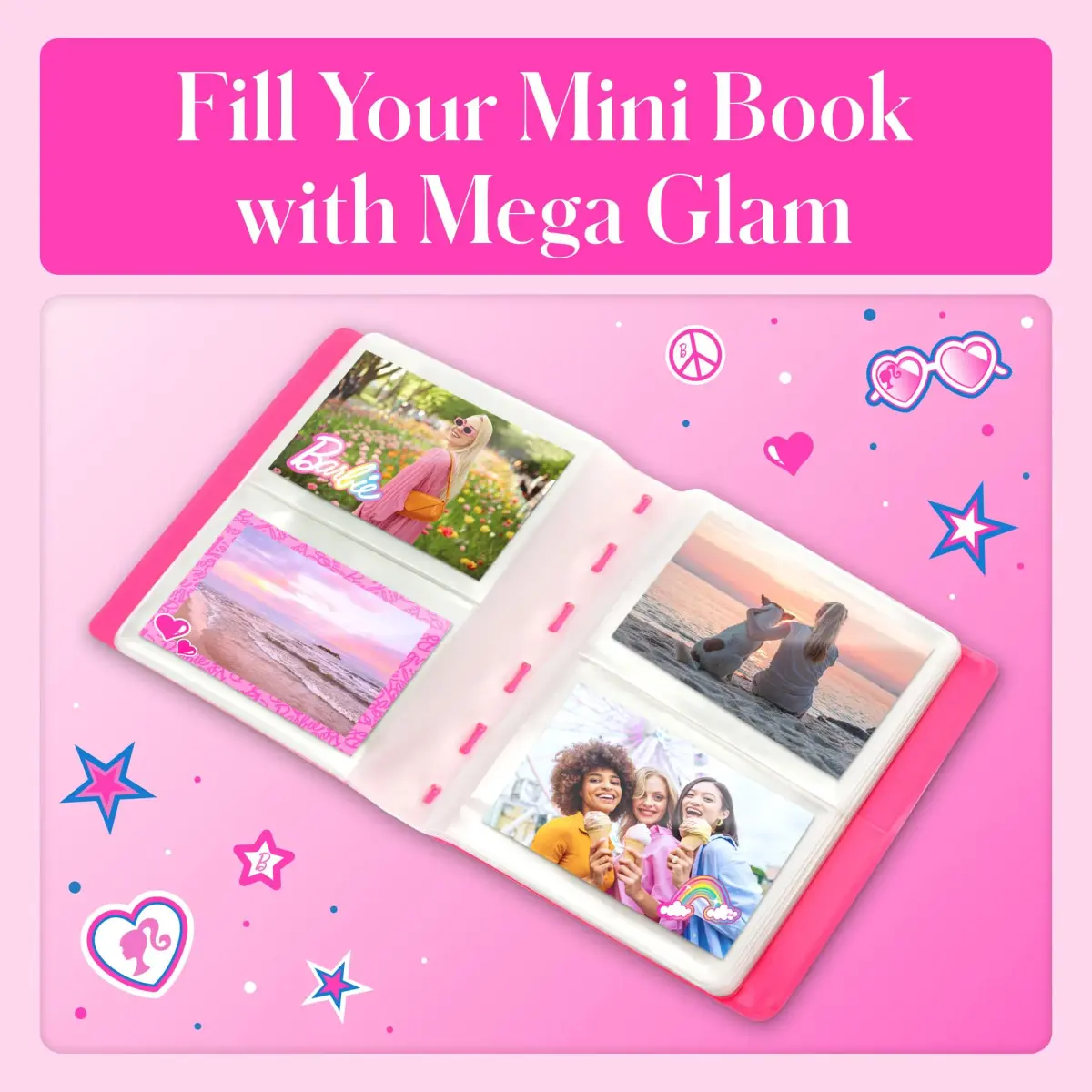 Kodak x Barbie Step Slim Wireless Instant Photo Printer Bundle | 2x3" Zink Prints, 5MP, Bluetooth, 25 Prints/Charge - view 8