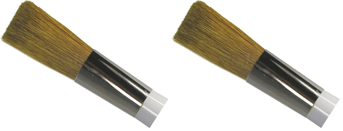 Bob Ross 1/2" Round Foliage Brush (Pack of 2) | Natural Bristle Artist Brush for Wet-on-Wet Technique - main product image