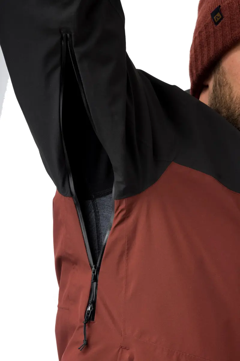 Flylow Men's Albert Insulated Waterproof Ski Jacket - Amaro/Black - S | Breathable, Light Insulation for Skiing & Backcountry - view 6