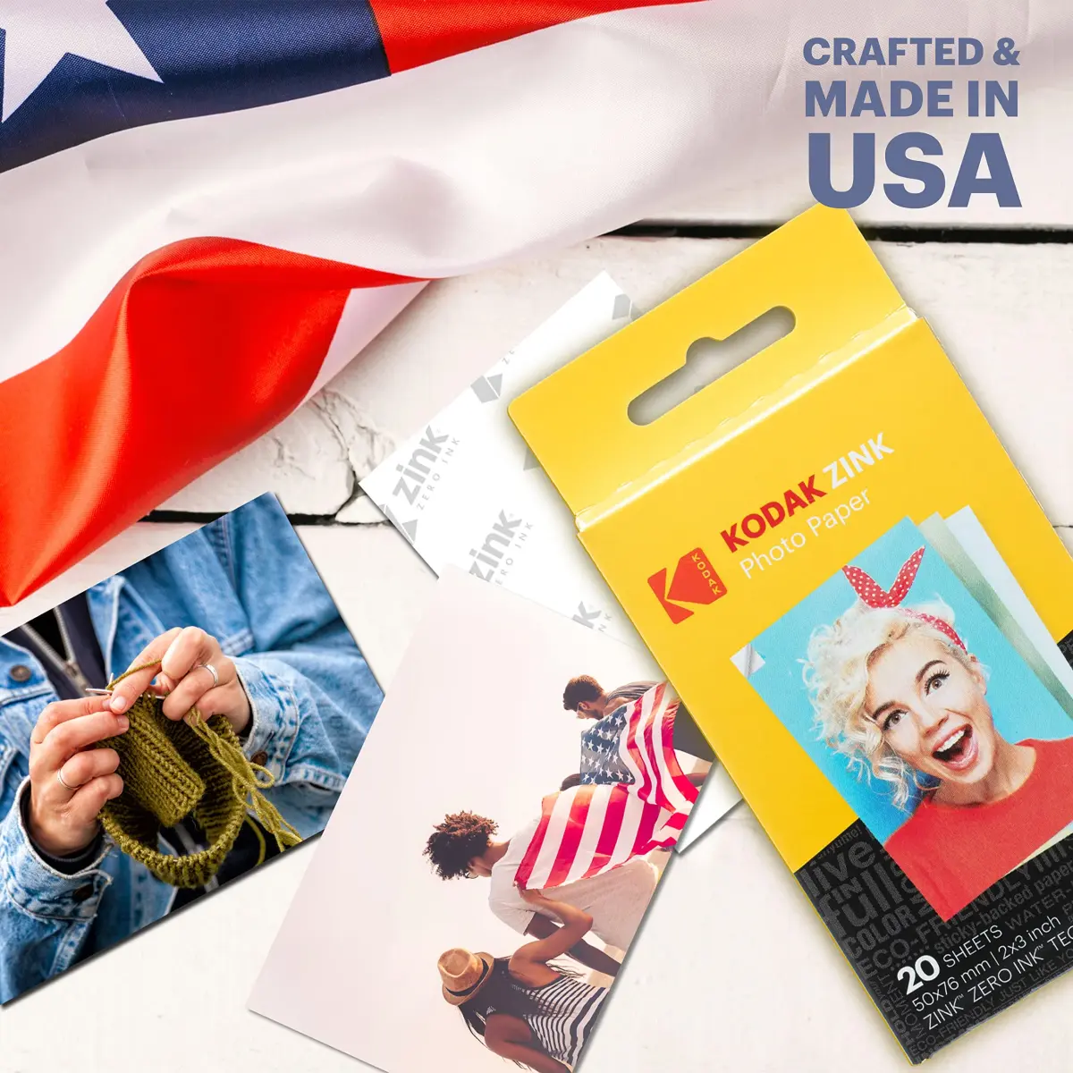 Kodak x Barbie Step Slim Wireless Instant Photo Printer Barbie Starter Bundle with Camera Case & Zink Paper (20 Sheets) | 2x3" Prints - view 9