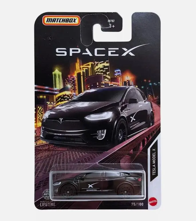 Matchbox Tesla Model X SpaceX Crew Transport Vehicle 1:64 Scale Die-Cast | Authentic Collectible for Space & Automotive Fans - main product image