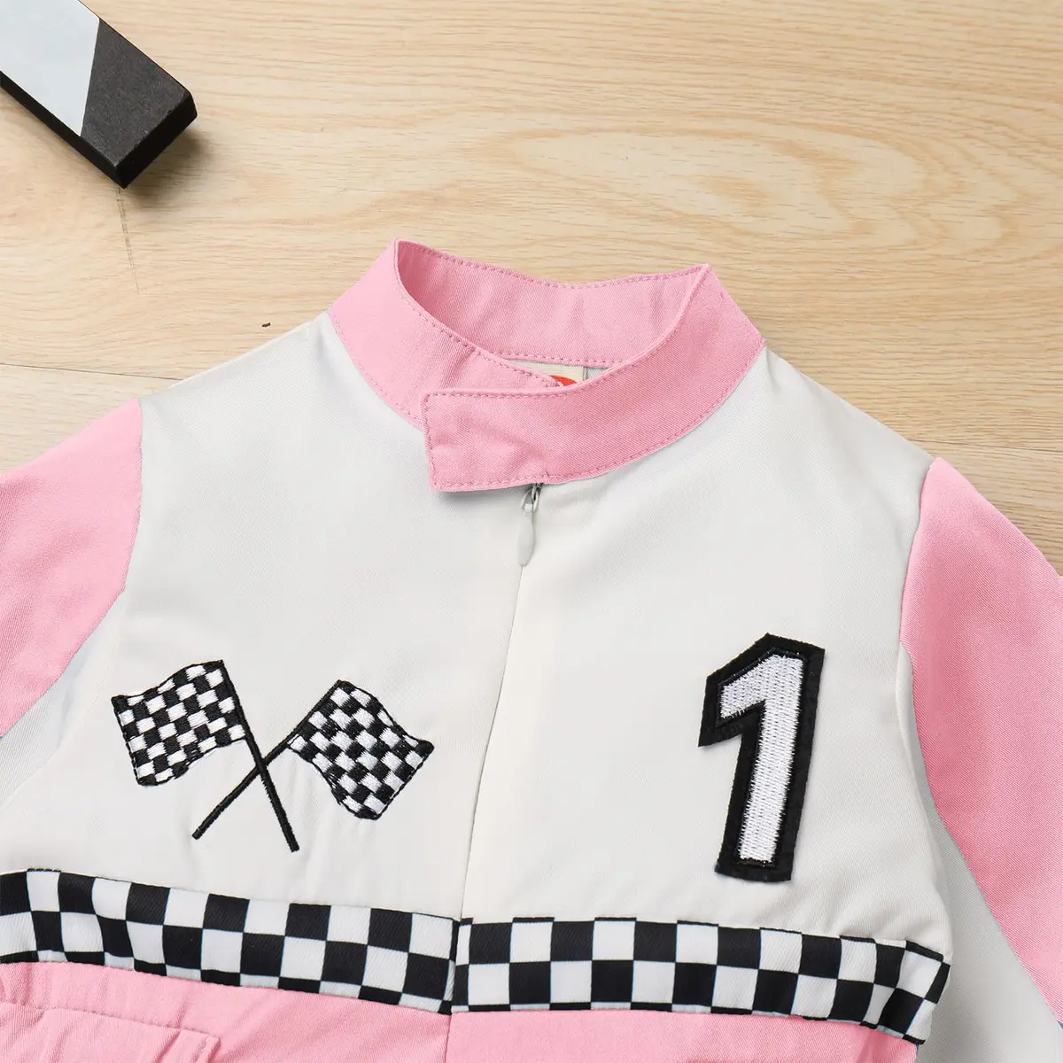IDOPIP Baby Boys 1st 2nd Birthday Race Car Romper 9-12 Months | Unisex Racer Bodysuit for Cake Smash - view 5