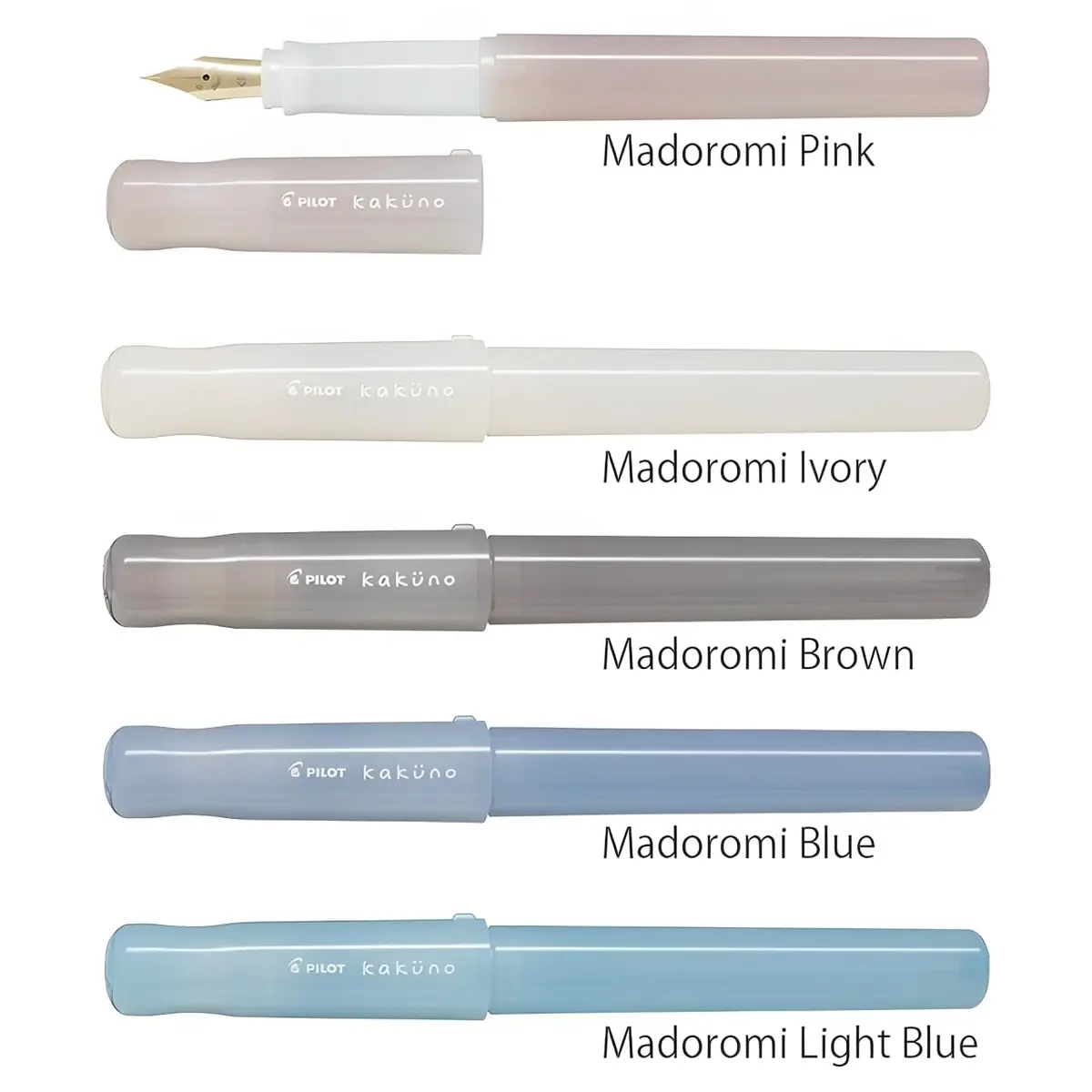 Pilot Fountain Pen Madoromi Color Series Light Blue | Fine Nib, Perfect for Beginners and Creative Expression - view 9