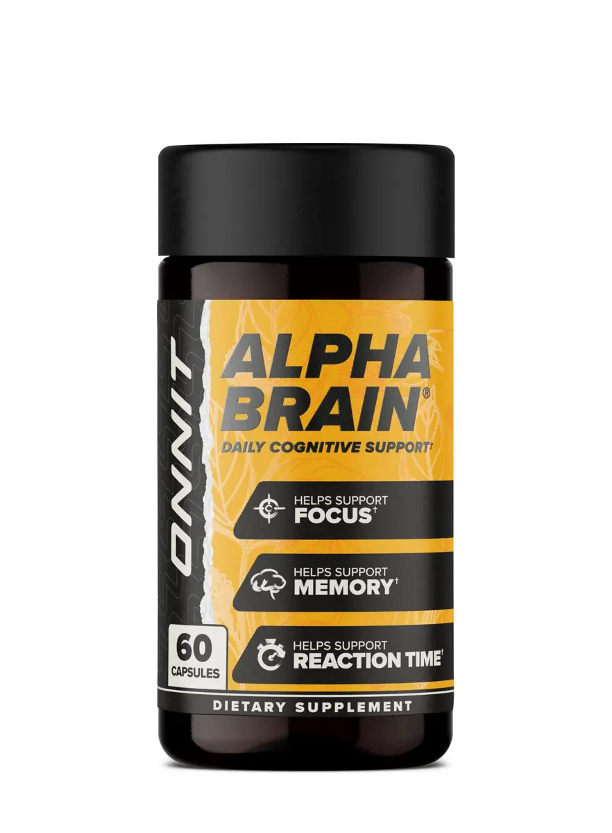 ONNIT Alpha Brain Nootropic Brain Supplement for Focus & Memory, 60 Count | Supports Cognitive Function - main product image