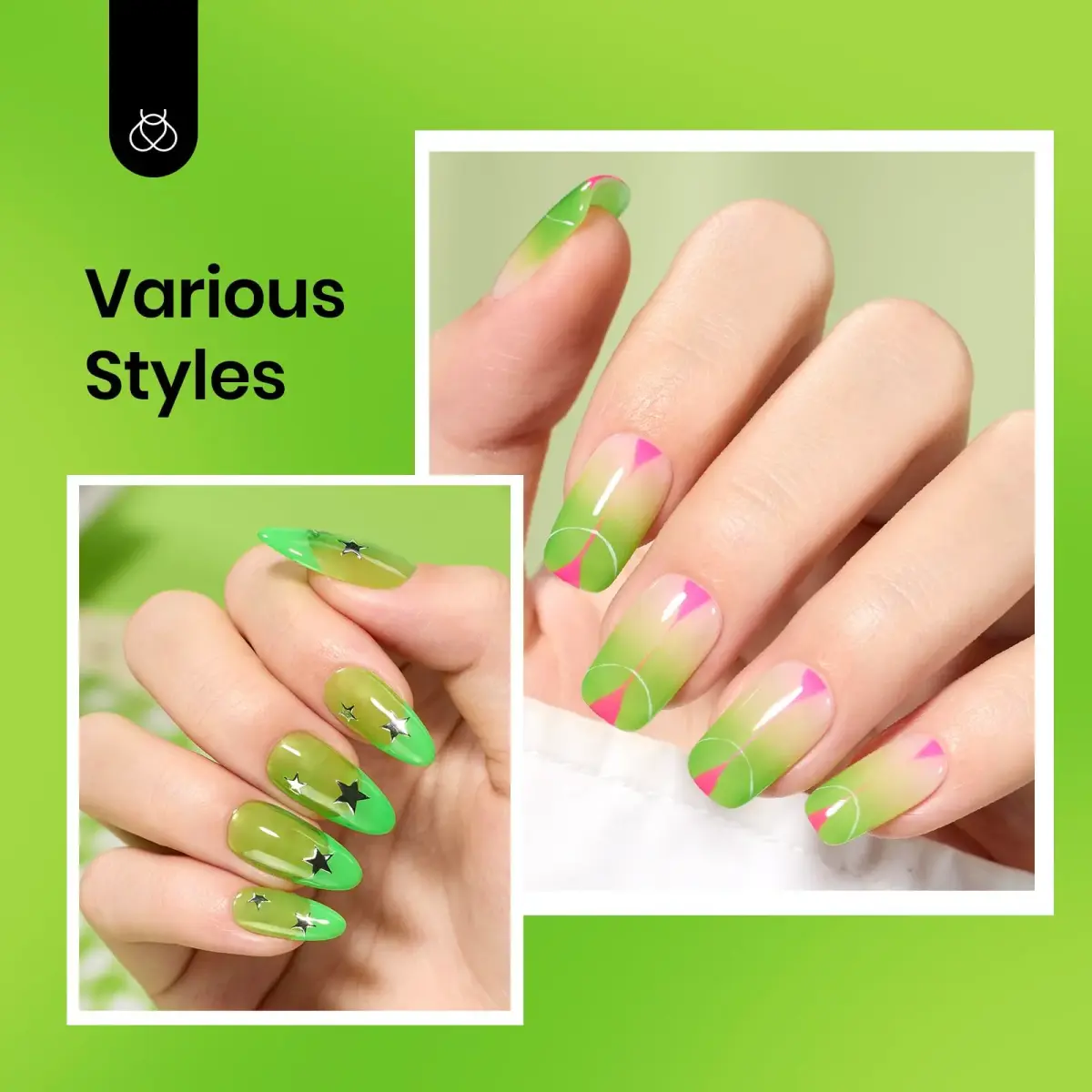 Beetles Gel Polish Green Jelly Gel Nail Polish 15ml (0.5 Fl Oz) | Long-Lasting, UV/LED Cure - view 4