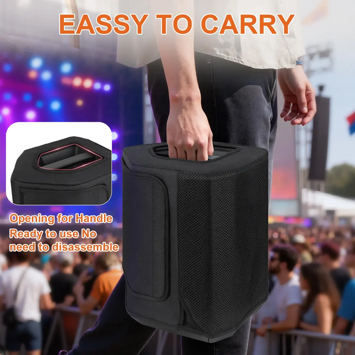 LEFOR·Z Speaker Cover Compatible with Bose S1 Pro Plus/S1 Pro | Dustproof Mesh Cover for Bose S1 Pro (13 x 11.3 x 9.5 inches) - view 5
