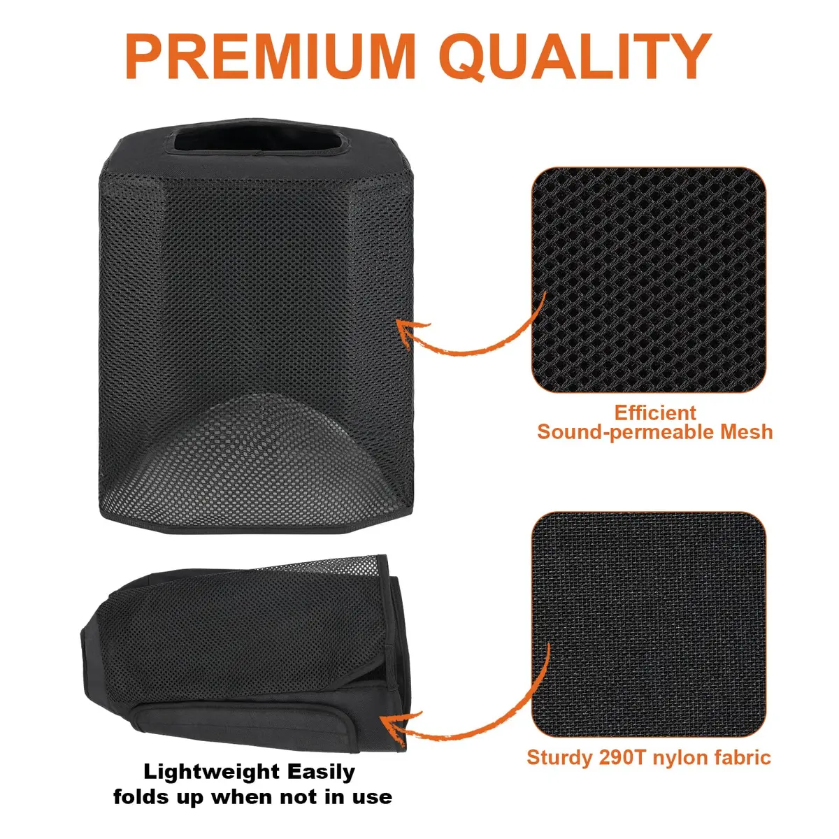 LEFOR·Z Speaker Cover Compatible with Bose S1 Pro Plus/S1 Pro | Dustproof Mesh Cover for Bose S1 Pro (13 x 11.3 x 9.5 inches) - view 4