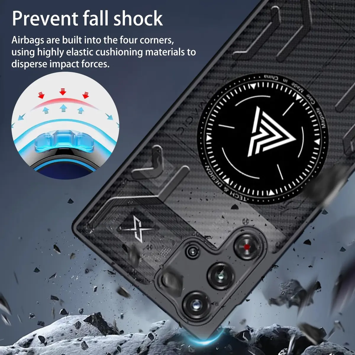NOUKAJU Cell Phone Case for REDMAGIC 10 Pro/10S Pro/10 Pro Plus | Shock-Absorbing & Anti-Drop - view 5