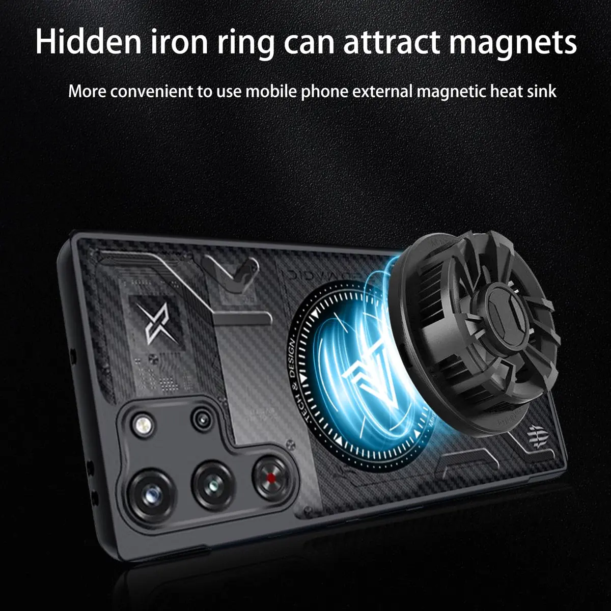 NOUKAJU Cell Phone Case for REDMAGIC 10 Pro/10S Pro/10 Pro Plus | Shock-Absorbing & Anti-Drop - view 7