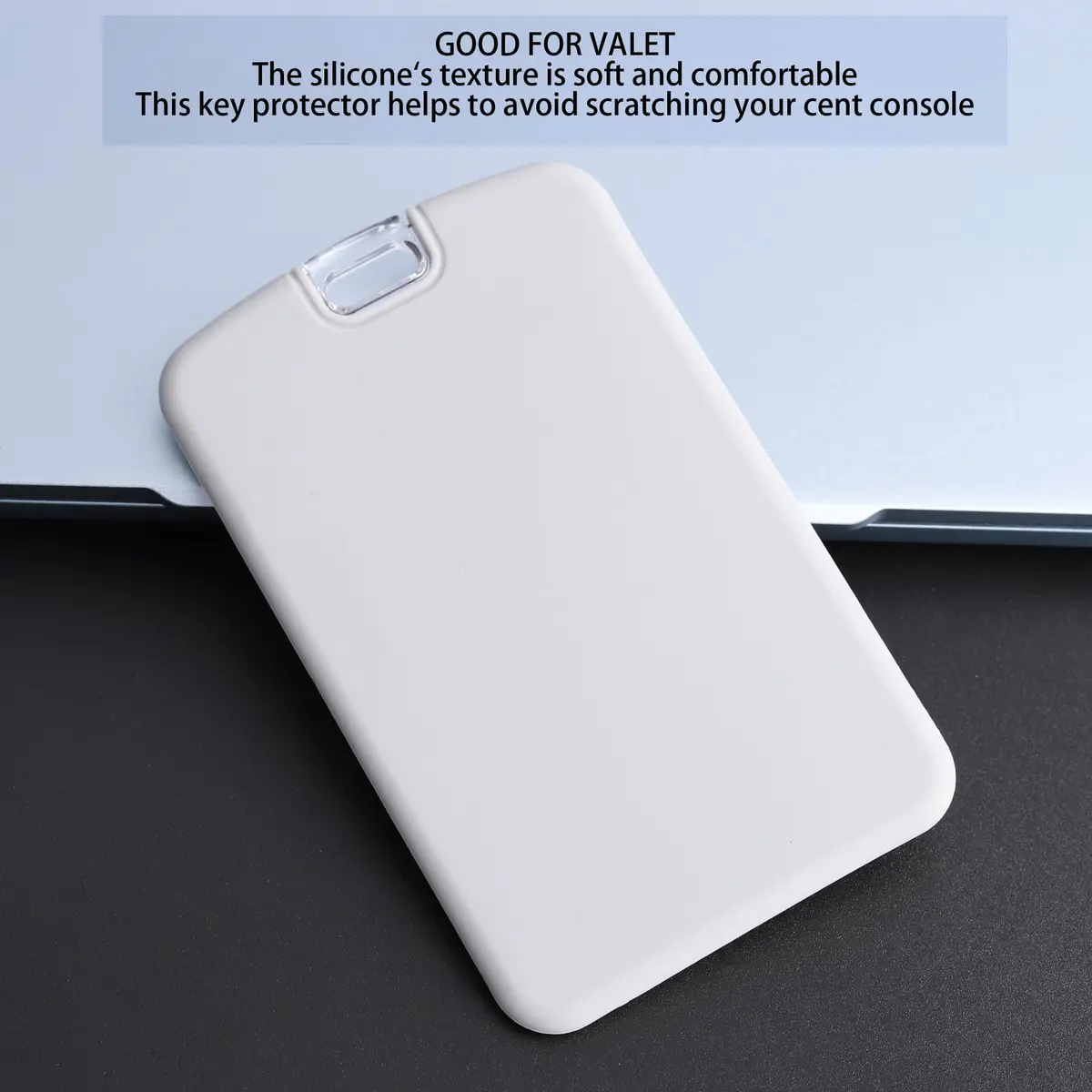 TANDRIVE Key Card Holder Case for Tesla Model Y Model 3 Cybertruck Rivian | Silicone & Plastic, 2 Pack - view 3