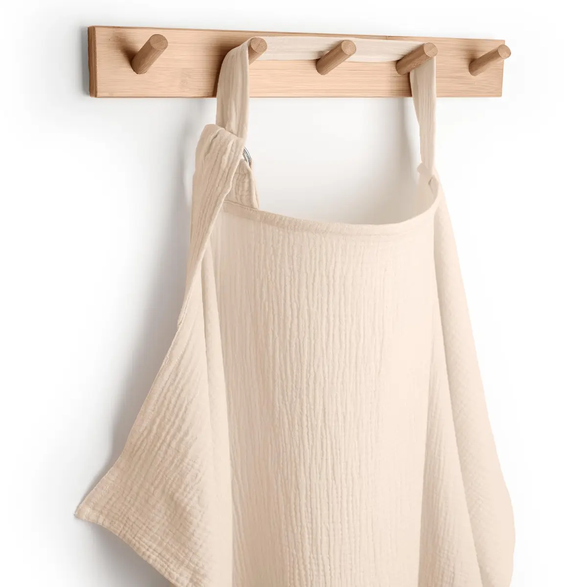Comfy Cubs Muslin Nursing Cover Sand | Soft & Breathable Baby Nursing Scarf with Adjustable Neck Strap - Portable, Lightweight & Privacy Breast Feeding Cover - main product image
