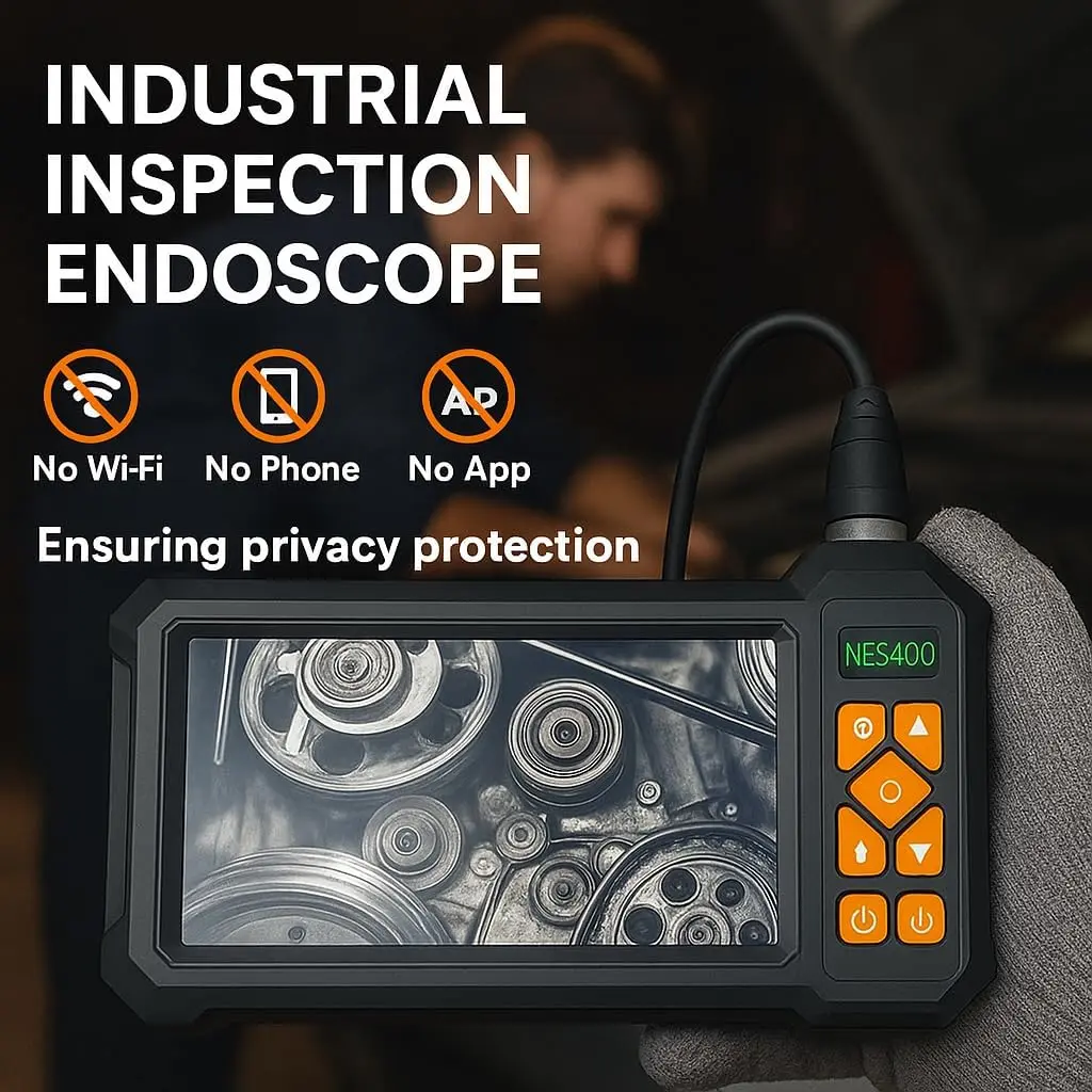 COOVIE Inspection Endoscope Camera 49.2Ft | 1080P HD Waterproof Sewer Borescope with Light - view 3