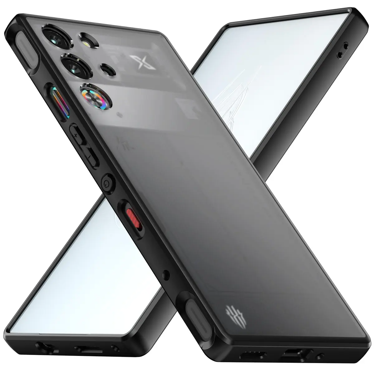 Foluu Slim Fit Case for ZTE Nubia Red Magic 10 Pro/Pro+ 2024 | Translucent Matte PC Back & TPU Bumper Protective Case - view 8